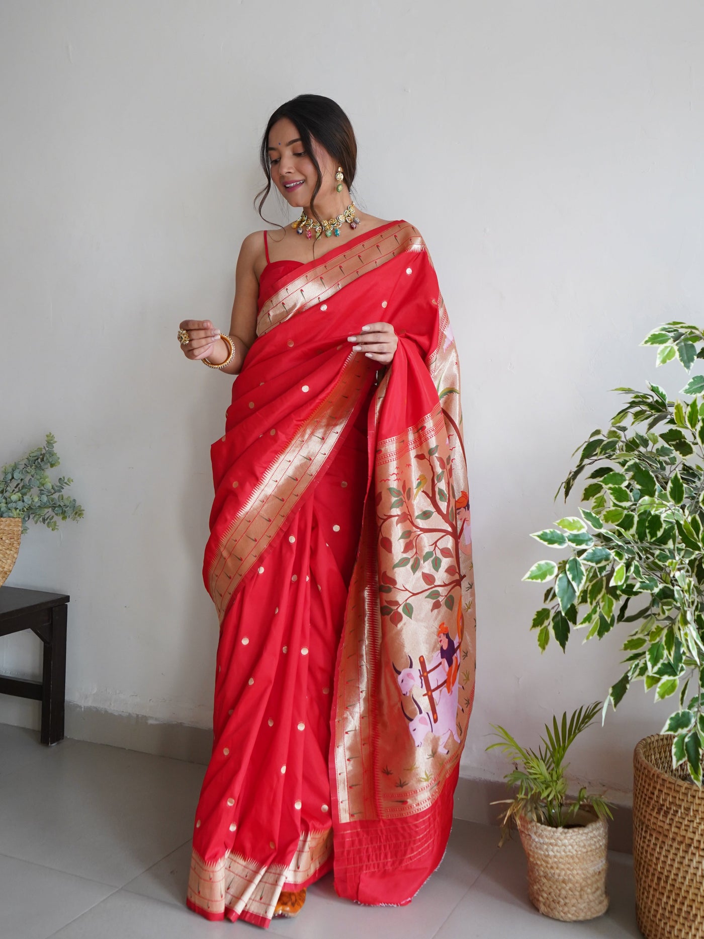 PURE BANARASI SILK SAREE WITH ZARI WEAVING