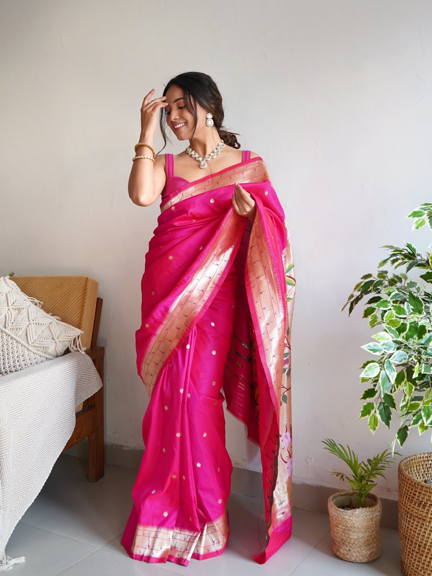 PURE BANARASI SILK SAREE WITH ZARI WEAVING