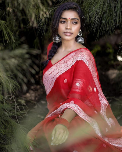 BOLLYWOOD HIT LINEN SOFT SAREE
