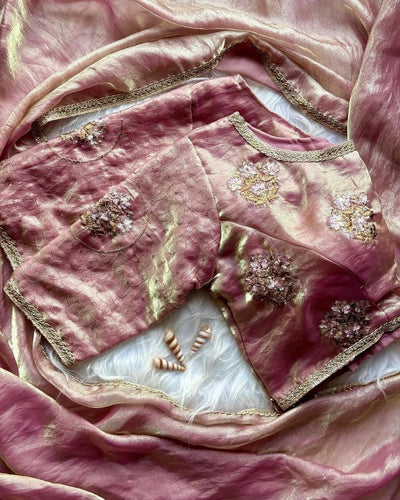 STYLE NEVER END ELEGANT AND PREETY AND HOT SHINING SOFT GOLDEN RICH SAREE